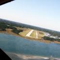 Lining up for a landing at Ocean City Airport